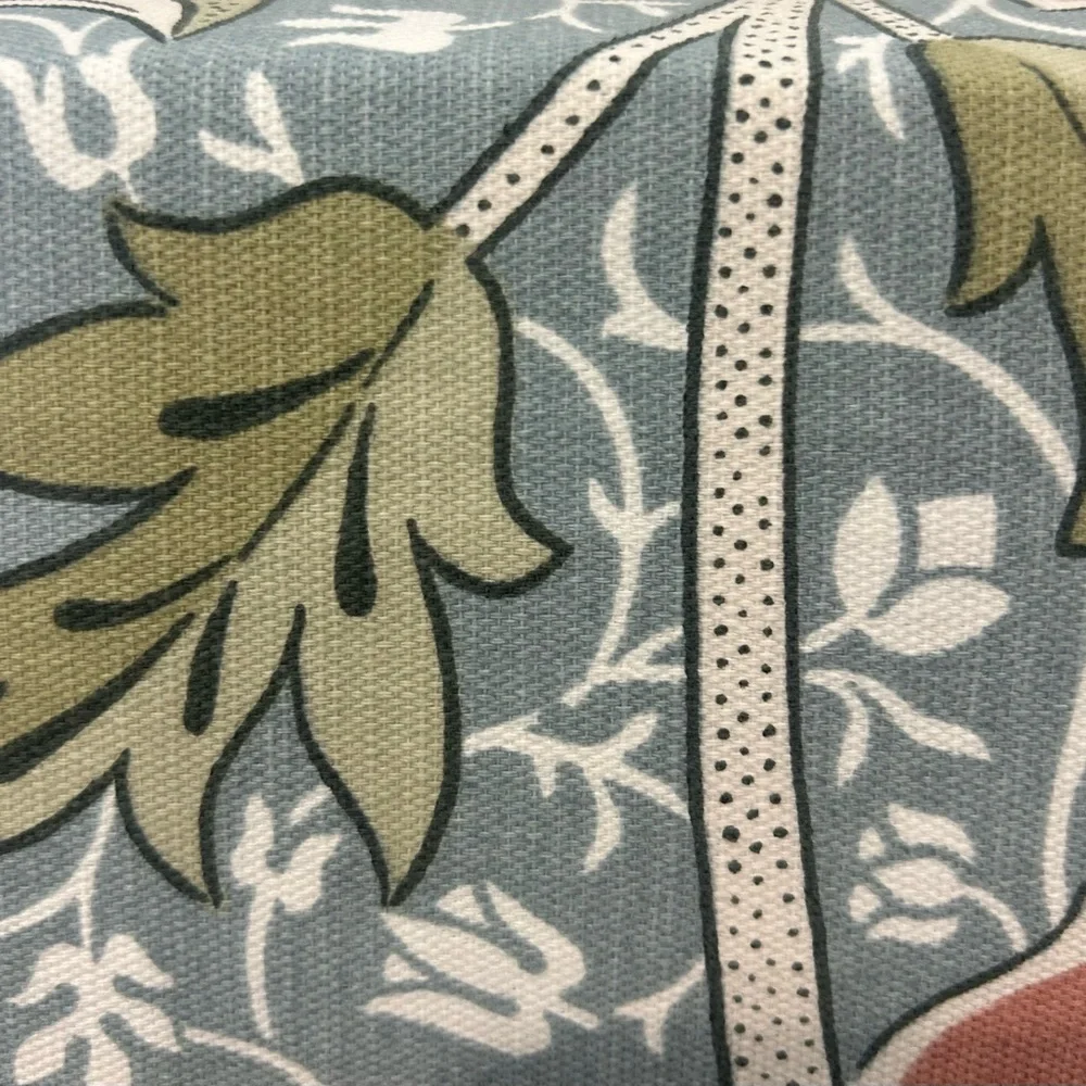 William Morris & Co Shower Curtain CRAY Blue Pink Green 72x72